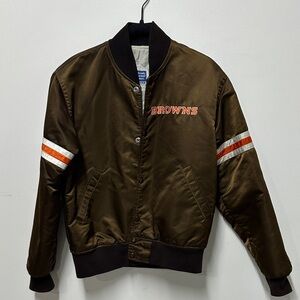 Vintage 80s Cleveland Browns Starter Jacket Sz S